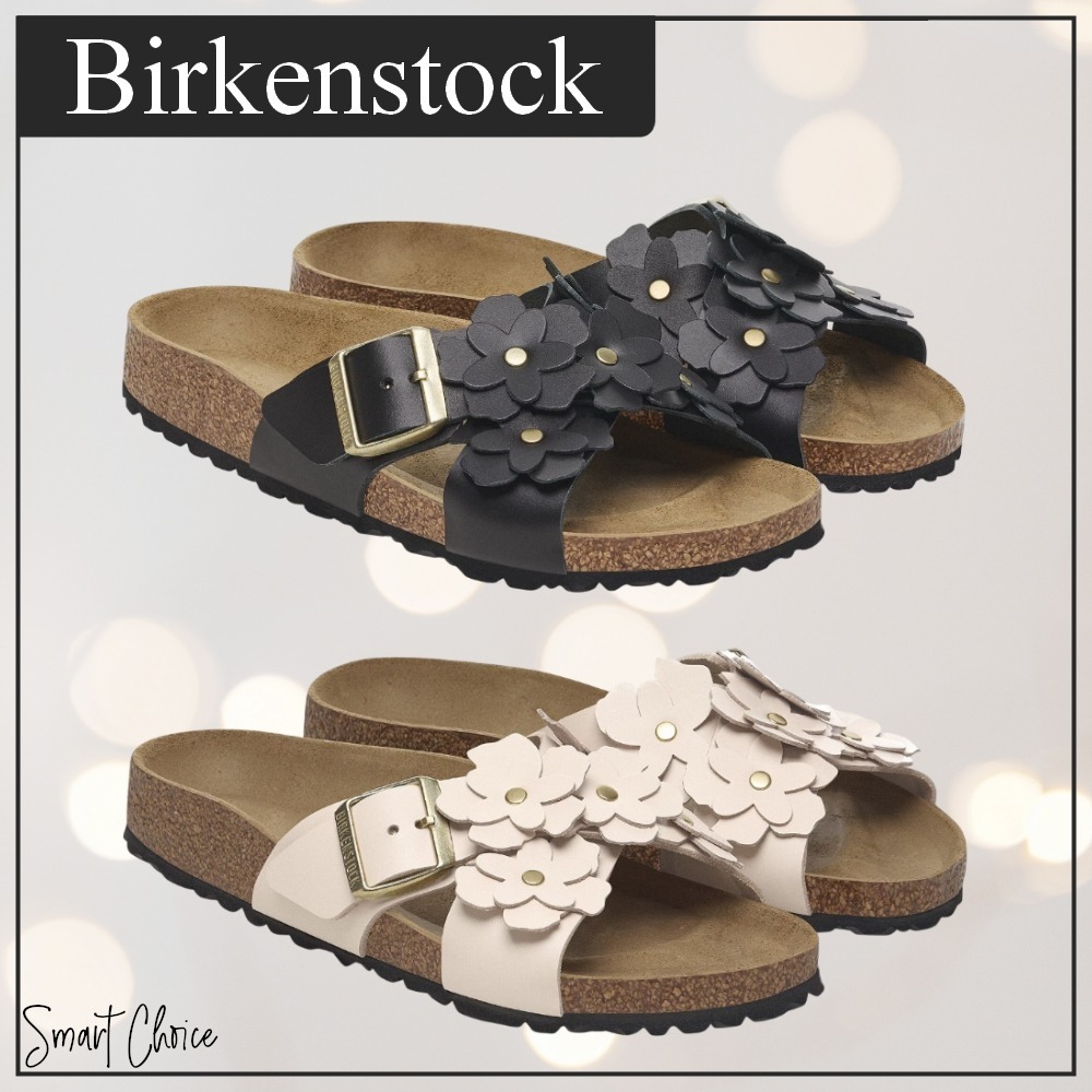 【Birkenstock】Siena Flower 箱付き レザー スエード サンダル