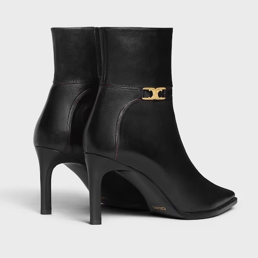CELINE《トリオンフ ベルヌイユ アンクルブーツ》ブラック 直営