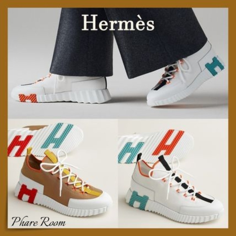 【軽やかさと配色が絶妙☆】HERMES slip-on Lift スニーカー