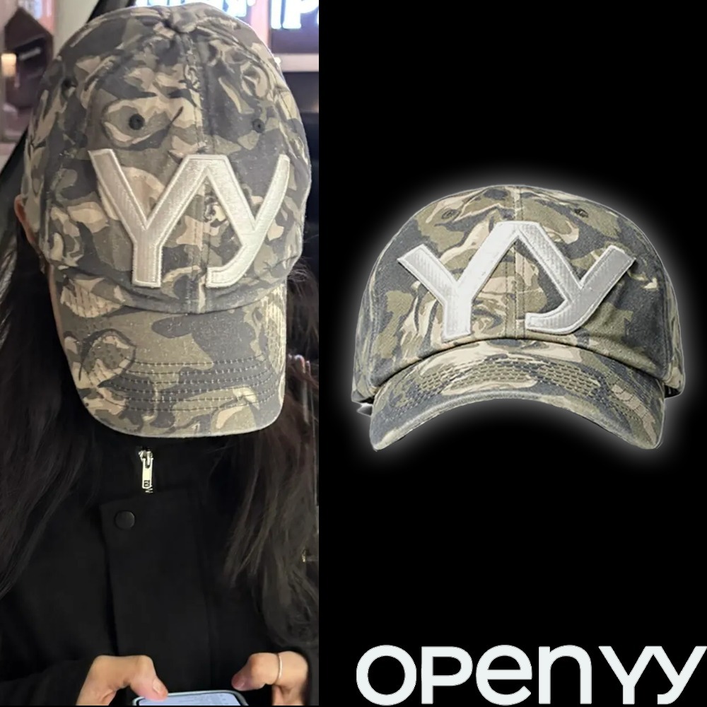 ハット [OPEN YY] YY CAMO BALL CAP KHAKI