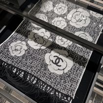 【CHANEL】マフラー カメリア ココマーク