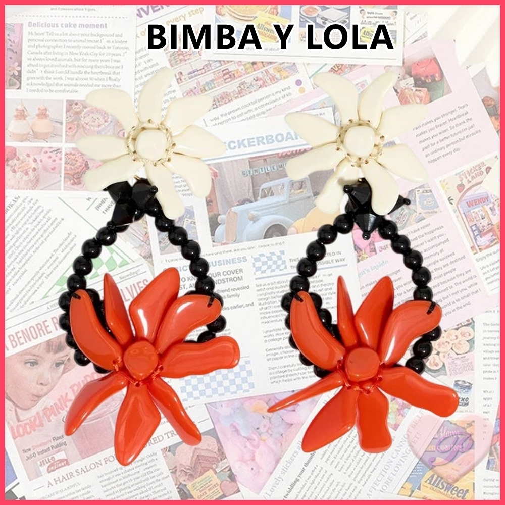 【BIMBA Y LOLA】フラワーピアス