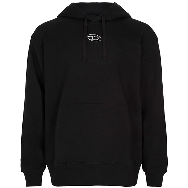 Tシャツ・カットソー DIESEL 25FW Black S-MACS Hooded Sweatshirt A09856 0BMBJ 9XX