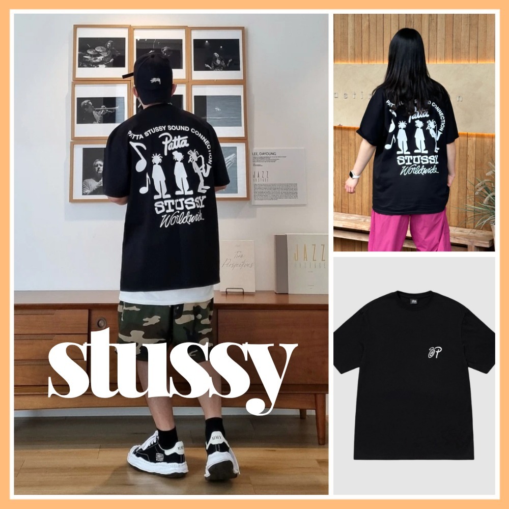 【Stussy】 Stussy x Patta Sound Connection T-Shirt Black