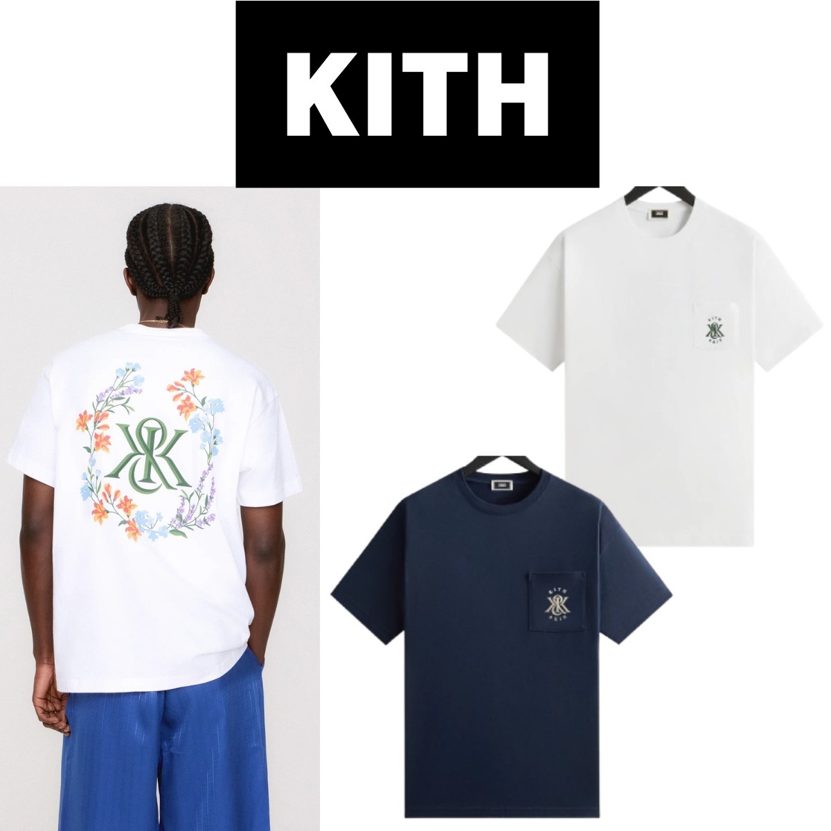 【国内送関税込】KITH NYC K&K フローラルポケットTシャツ