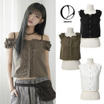 【Binary01】BEIKAN FRILL BLOUSE 3色