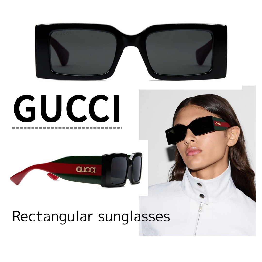 【GUCCI】長方形のサングラス