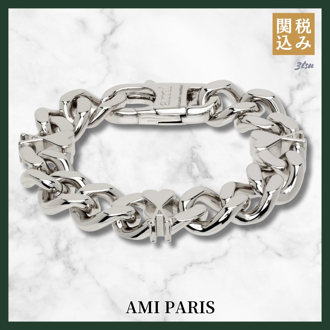 AMI PARIS★Ami de Coeur チェーンブレスレット シルバー アクセ