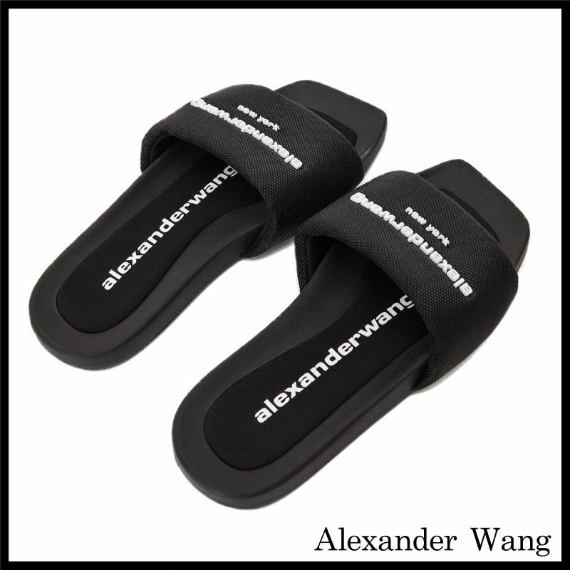 関税送料込◆Alexander Wang◆ロゴ プール ビーチ サンダル