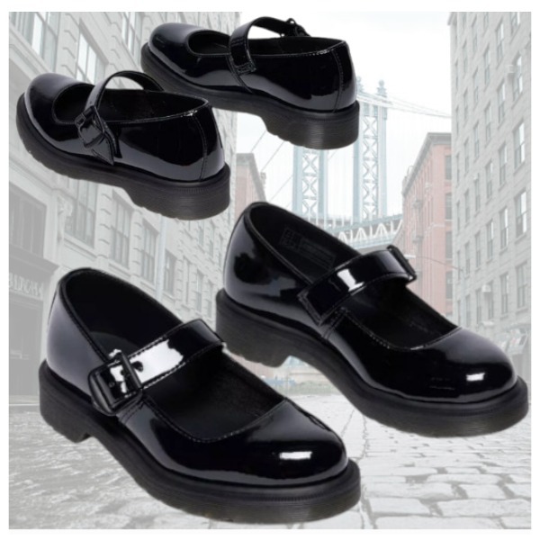 Dr.Martens ★ MARIEL II 艶やか パテントレザー ローファー