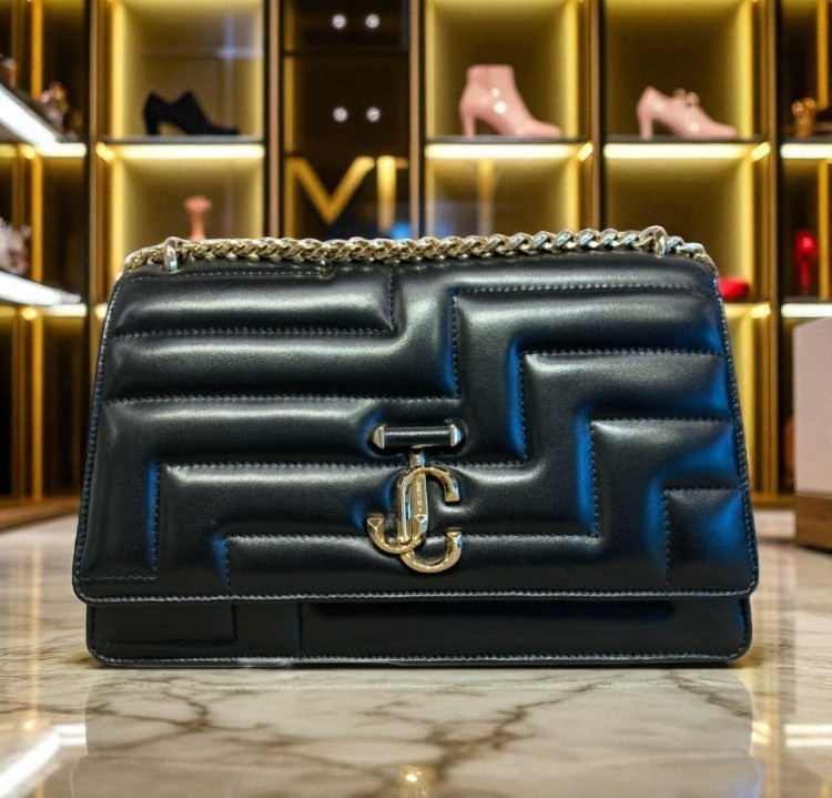 Jimmy Choo Avenue ショルダーバッグ ブラック