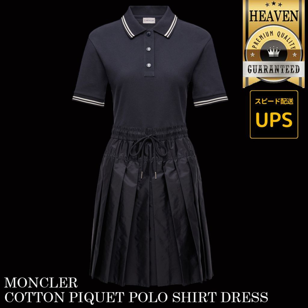 6万取引突破◆UPS速達便【MONCLER★25SS】ポロドレス