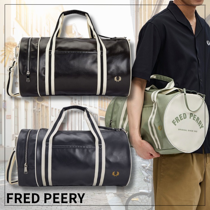 【マストハブ】FRED PERRY Classic Barrel バッグ