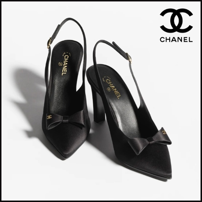 ★清楚に【 CHANEL 】スリングバック シューズ