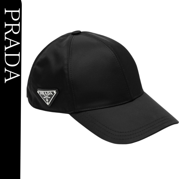 関税込★VIP価格【PRADA】Re-Nylon ベースボールキャップ