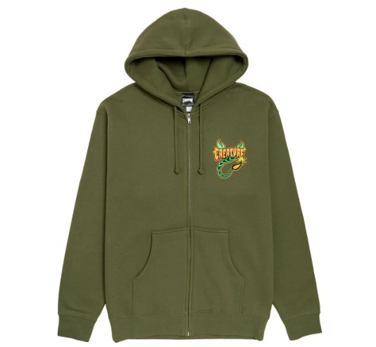 ★Creature★Deadly Sands Zip Up Hoodie 関税込★