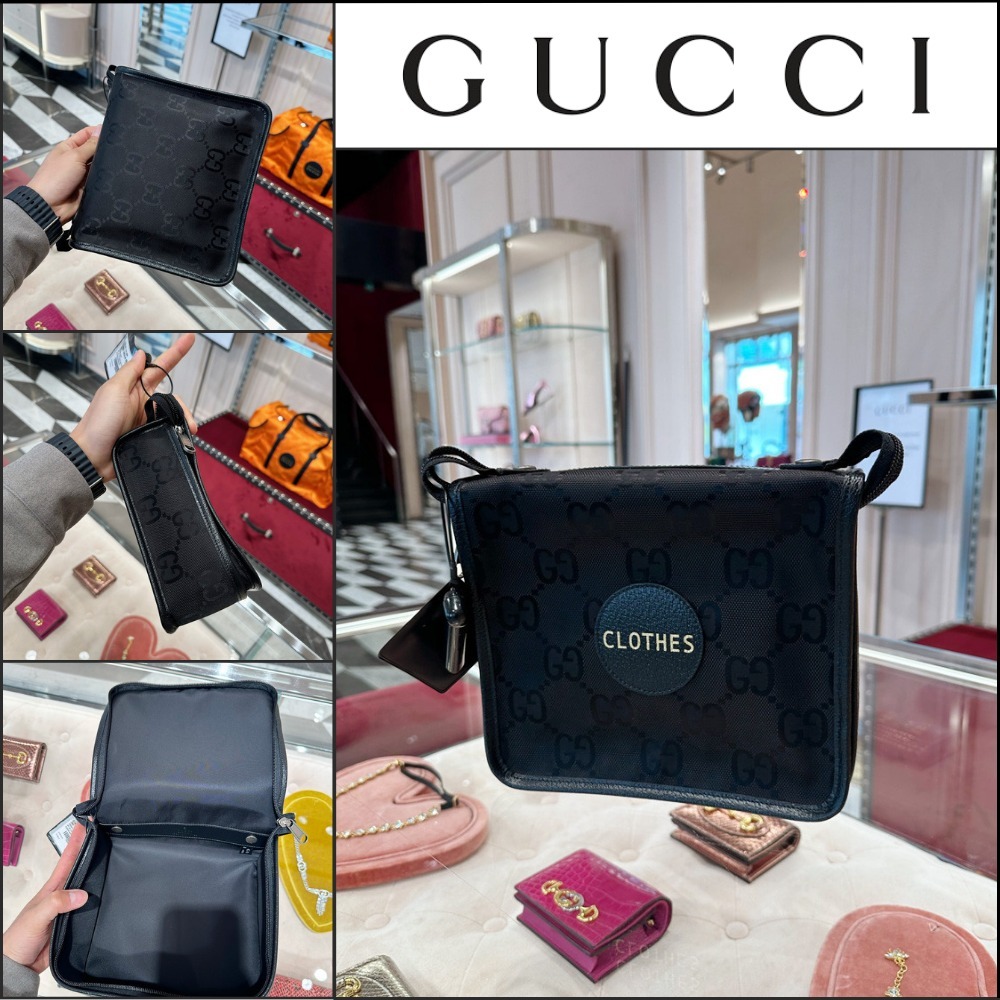 【GUCCI 】GG Off The Grid Nylon Small Travel Bag