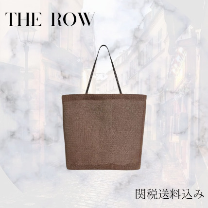 【The Row】バーン メッシュトートバッグ ブラウン