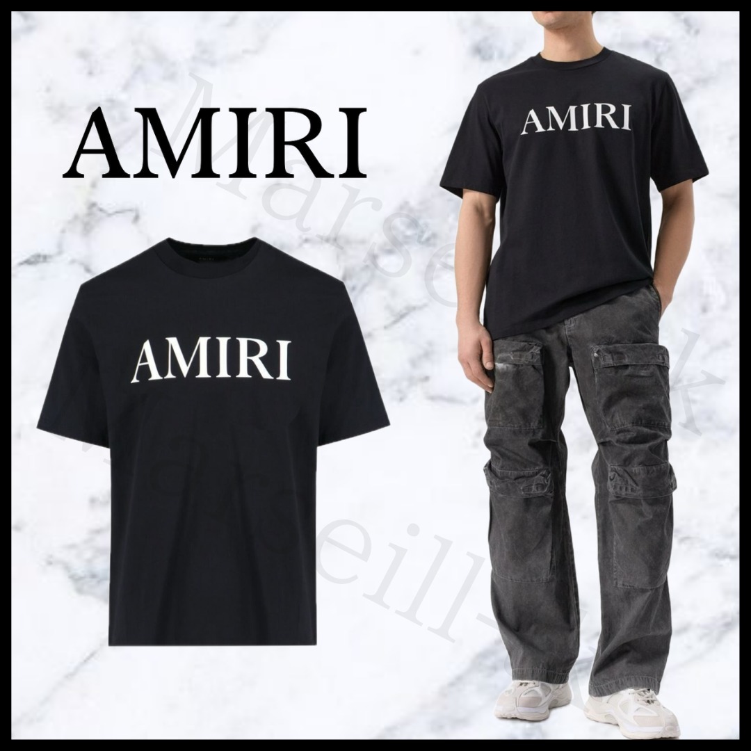 【AMIRI】アミリ ロゴ Tシャツ プリントクルーネック AMJYTE1073