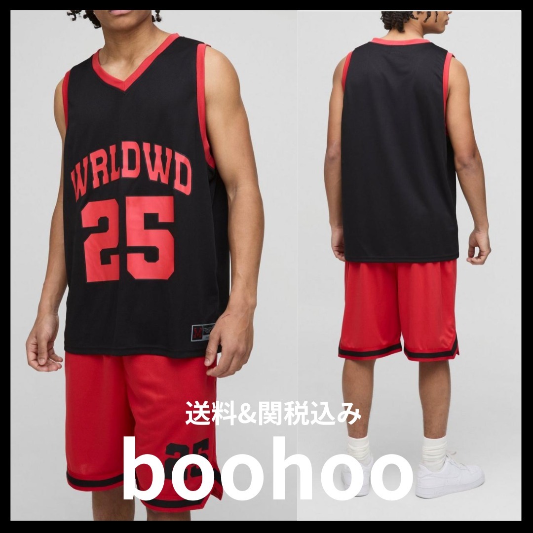 《boohoo》バスケットボール ベスト＆ショーツ セット