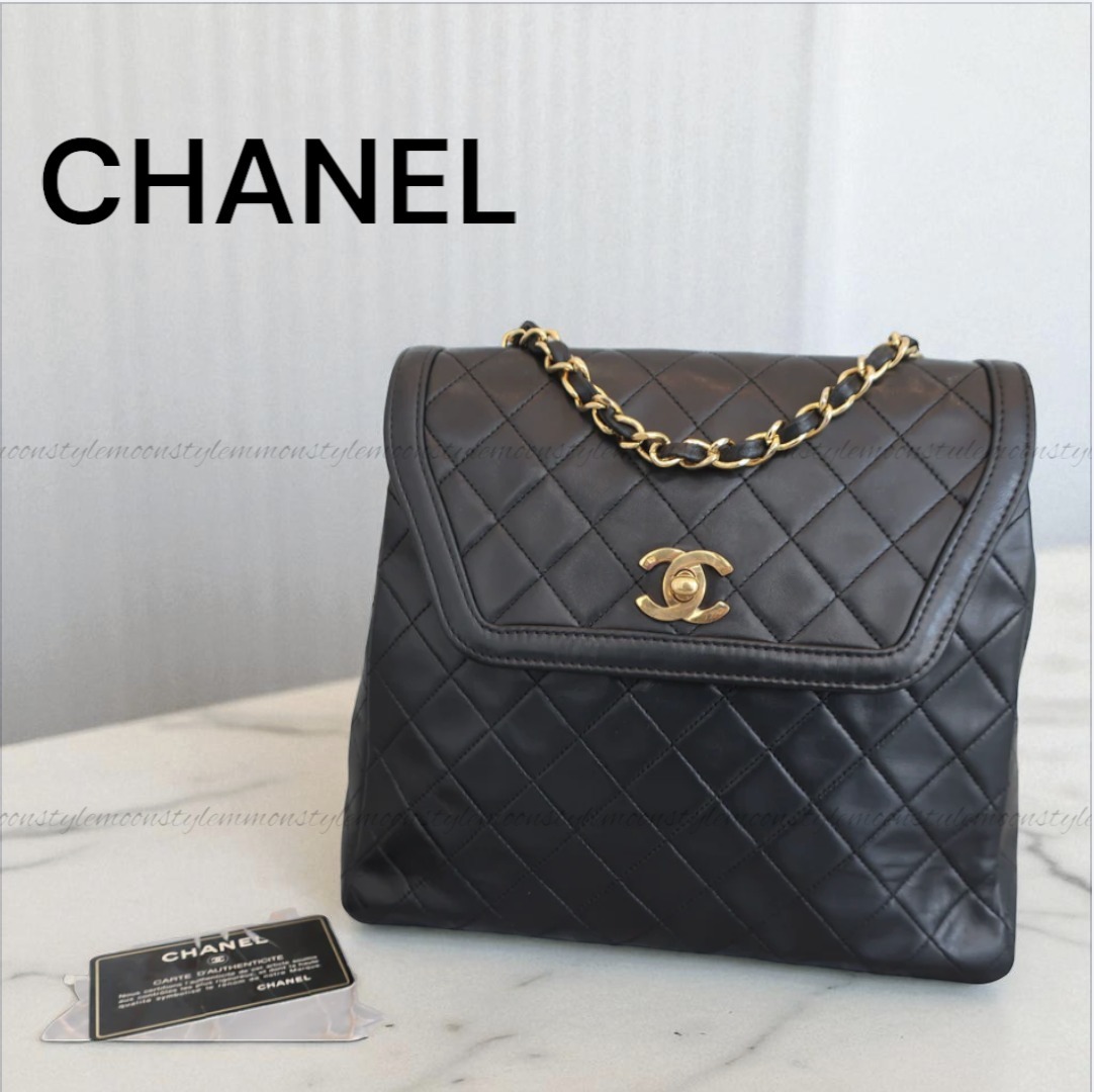 CHANEL★シャネル マトラッセチェーンラムスキン Aランク