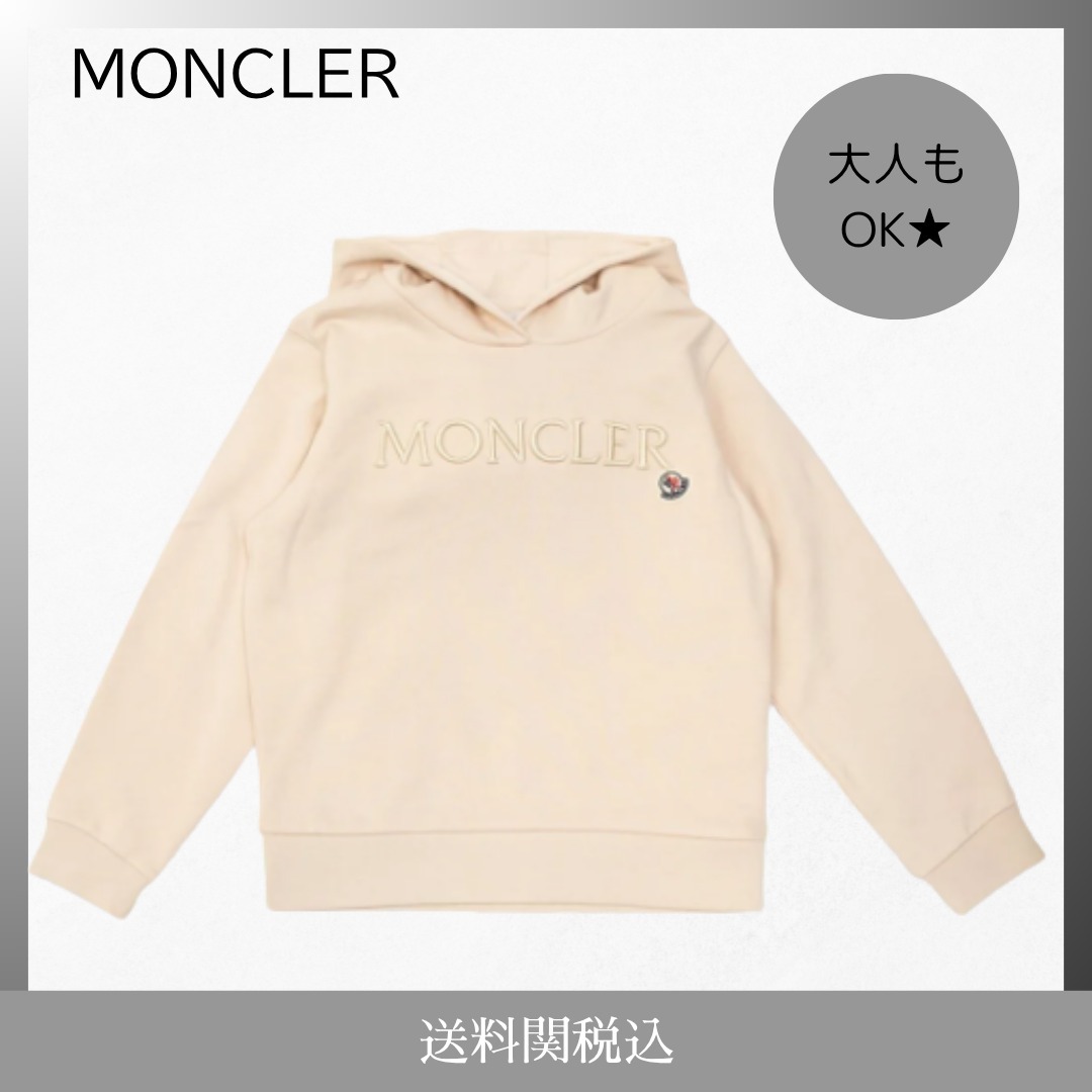 MONCLER◆モンクレール ロゴ 刺繍 コットン パーカー 12/14A