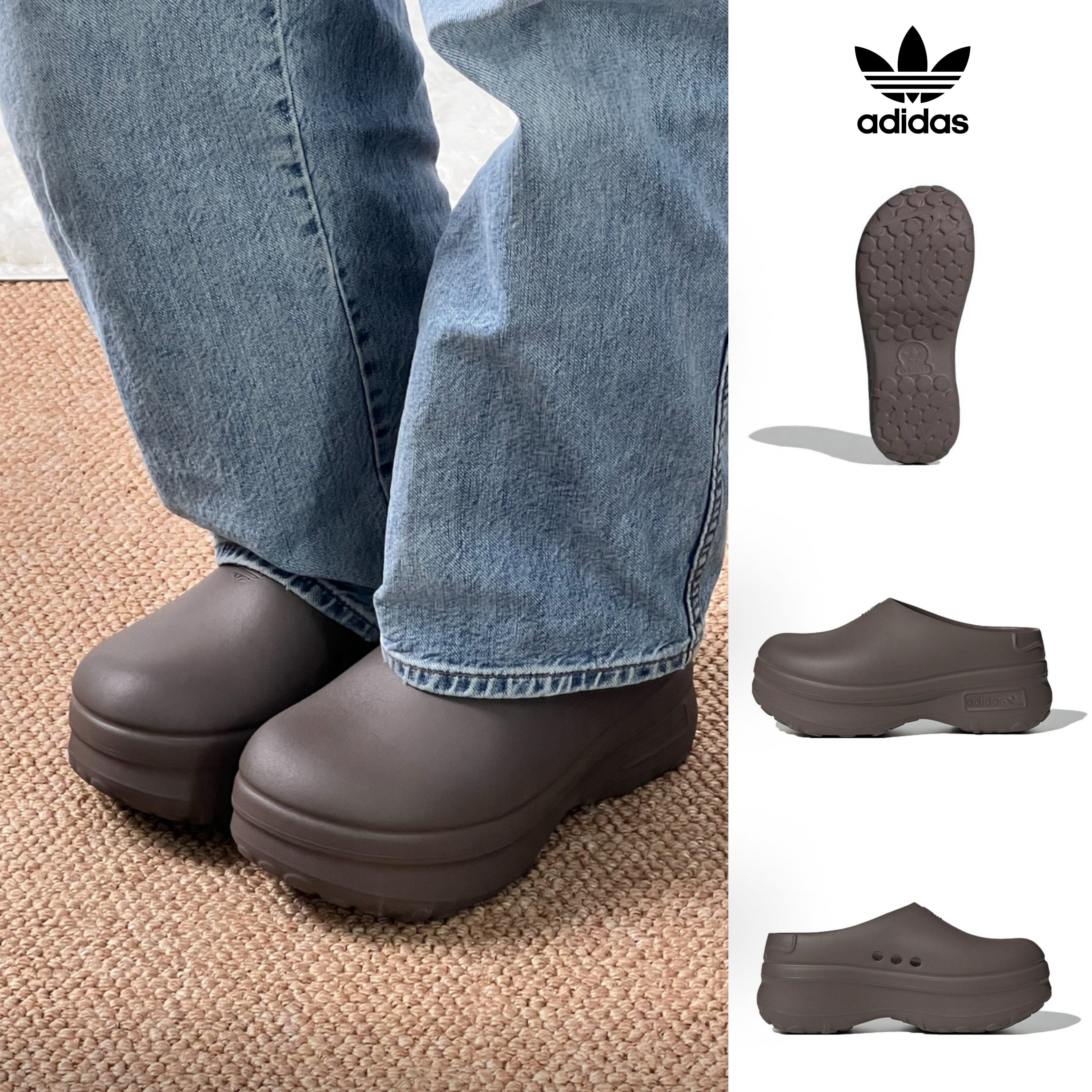 【Adidas】adiFOM Stan smith MULE ★厚底スタンスミュール