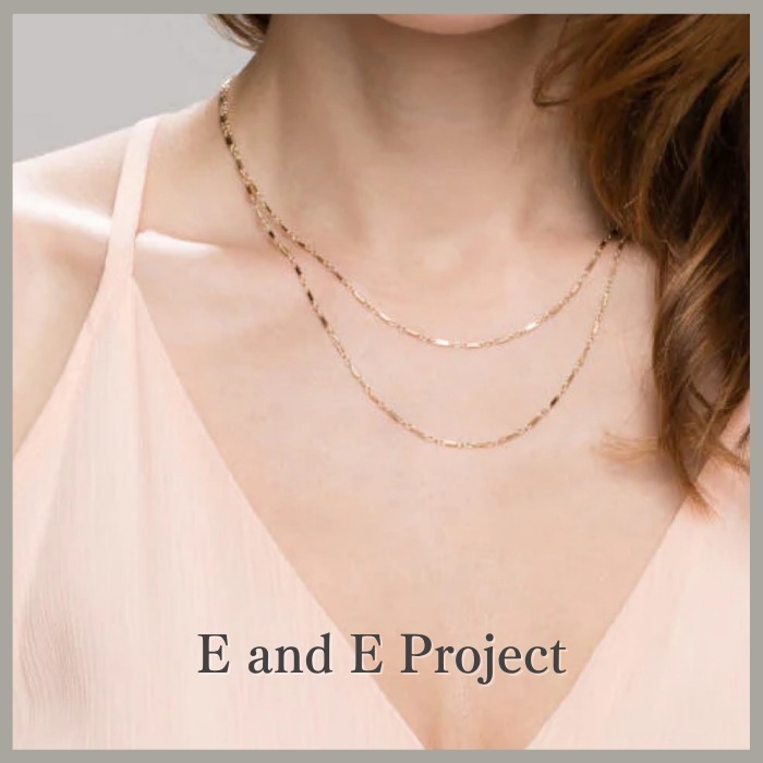 国内発送【E and E Project】Shinny Double Wrap ネックレス