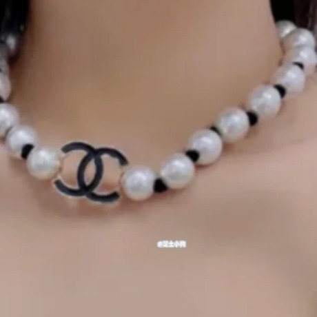 《パールのインパクト抜群！大人可愛い♪》CHANEL ネックレス