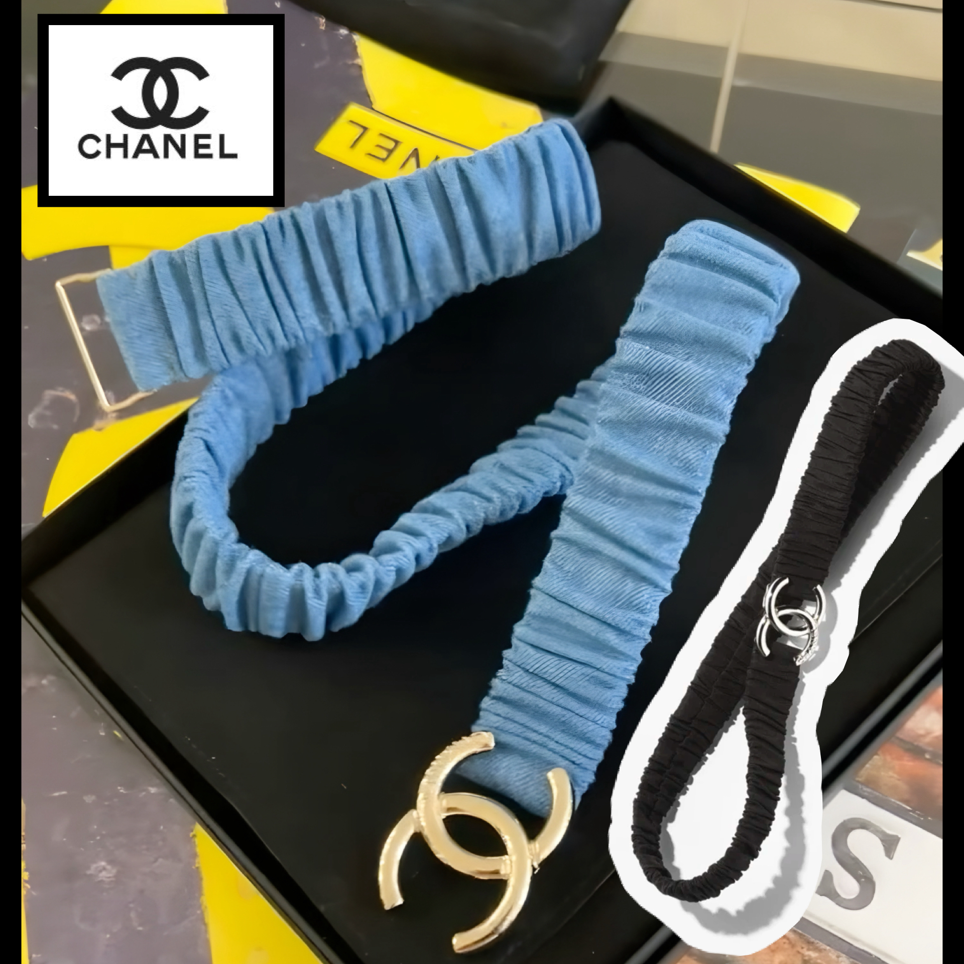 CCロゴが輝く♡【CHANEL】2025SS ベルト デニム シルク
