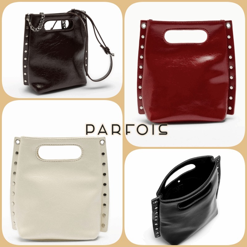 小さめ★日本未入荷PARFOIS★クラックル効果のあるトートバッグ