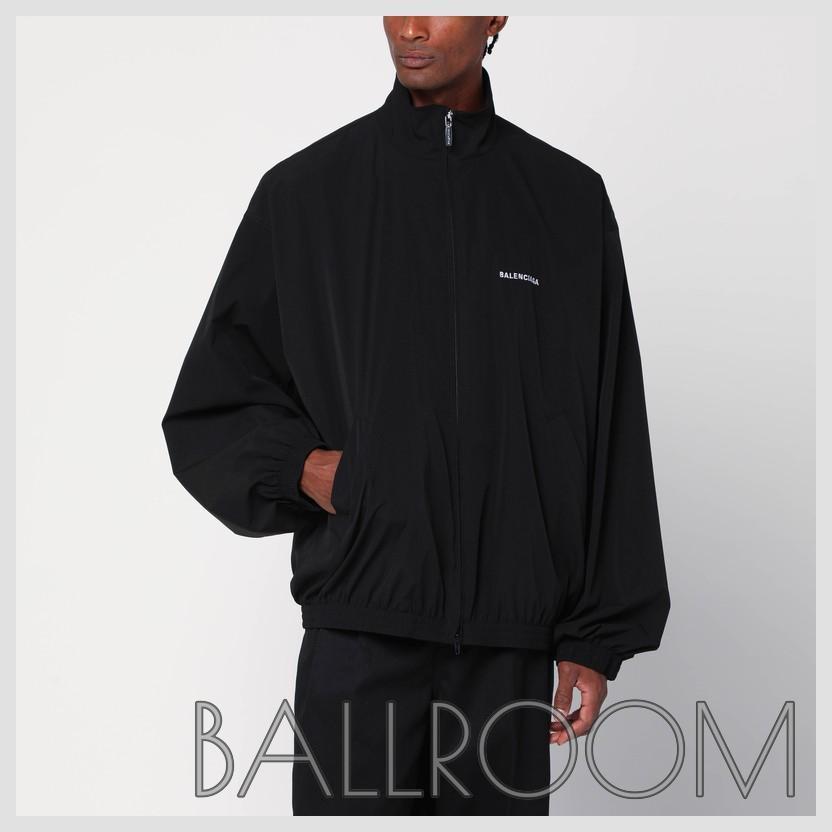 スウェット・トレーナー BALENCIAGA BALENCIAGA BACK ZIP SWEATSHIRT BLACK