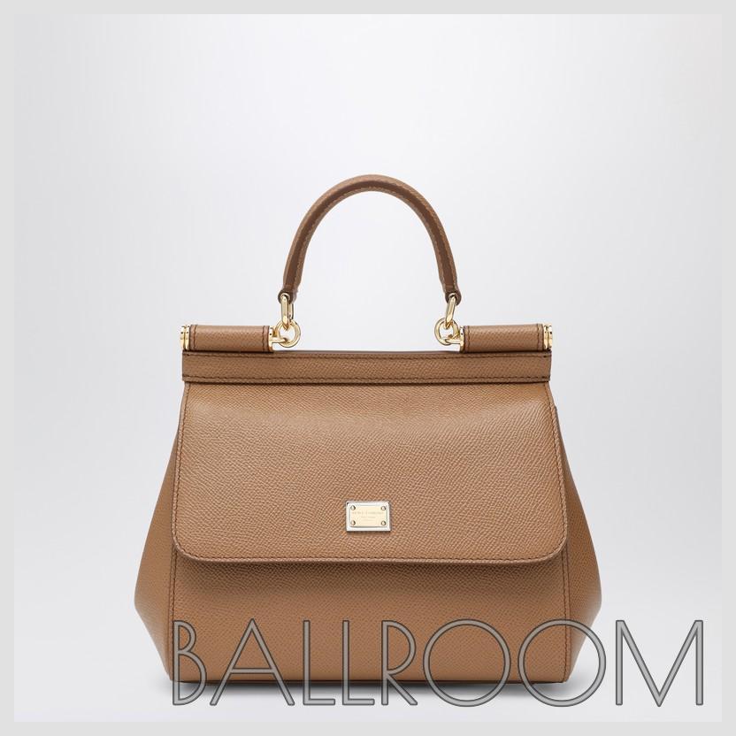 ショルダーバッグ・ポシェット DOLCE&GABBANA MEDIUM CARAMEL SICILY HAND BAG