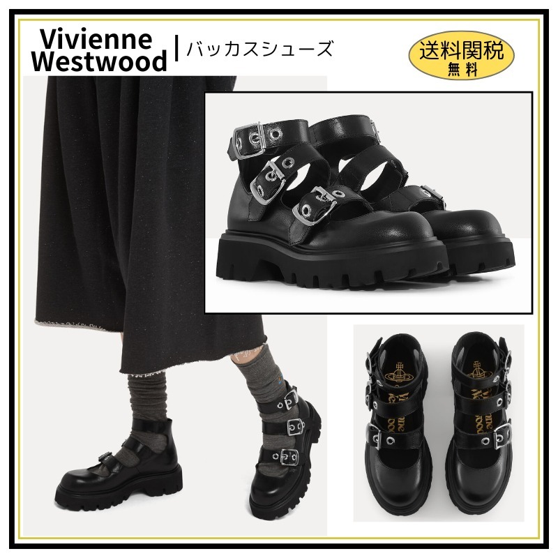 【Vivienne Westwood】レディース バッカスシューズ ブラック