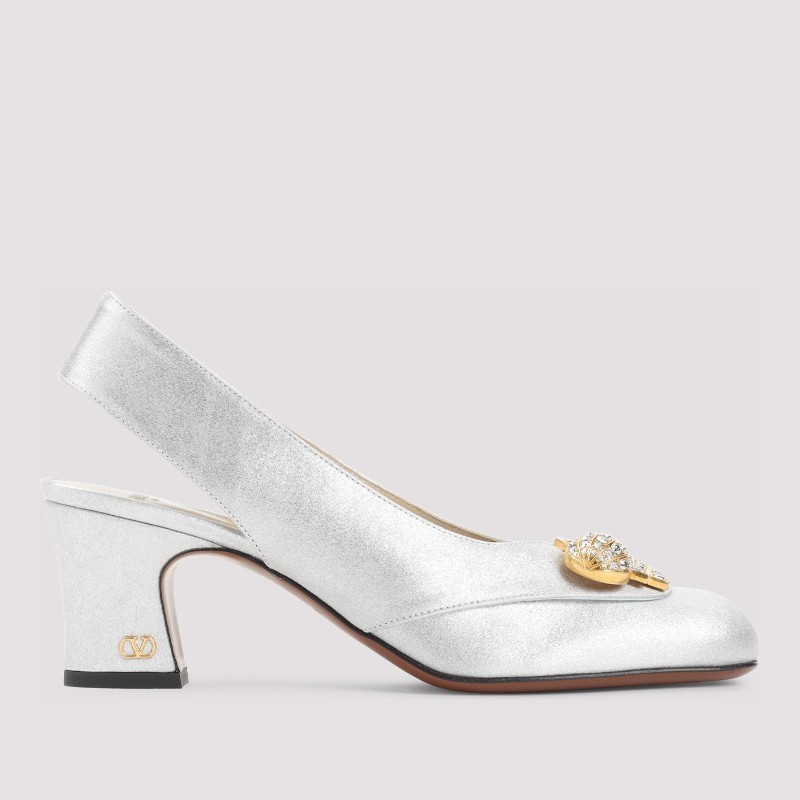 サンダル・ミュール VALENTINO Valentino Garavani Adamantine T.60 Slingback
