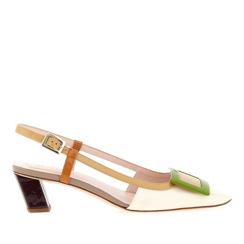 サンダル・ミュール Roger Vivier 'Belle Viver' slingback (RVW00625601D1P RXT7)