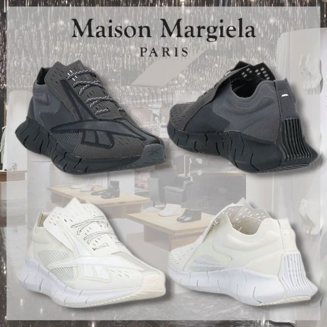 Maison Margiela* マルジェラ×REEBOK ロゴ チャンキースニーカ