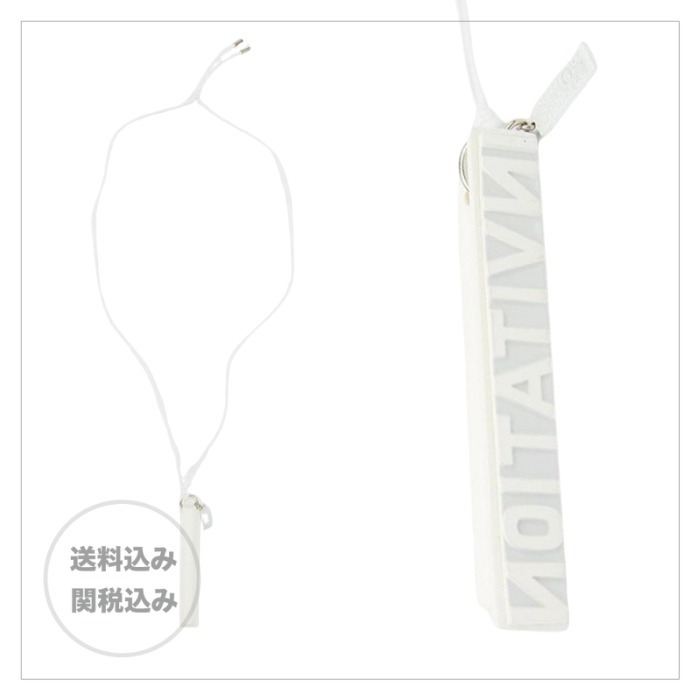 【MM6 Maison Margiela】INVITATION ロゴ チャーム ネックレス