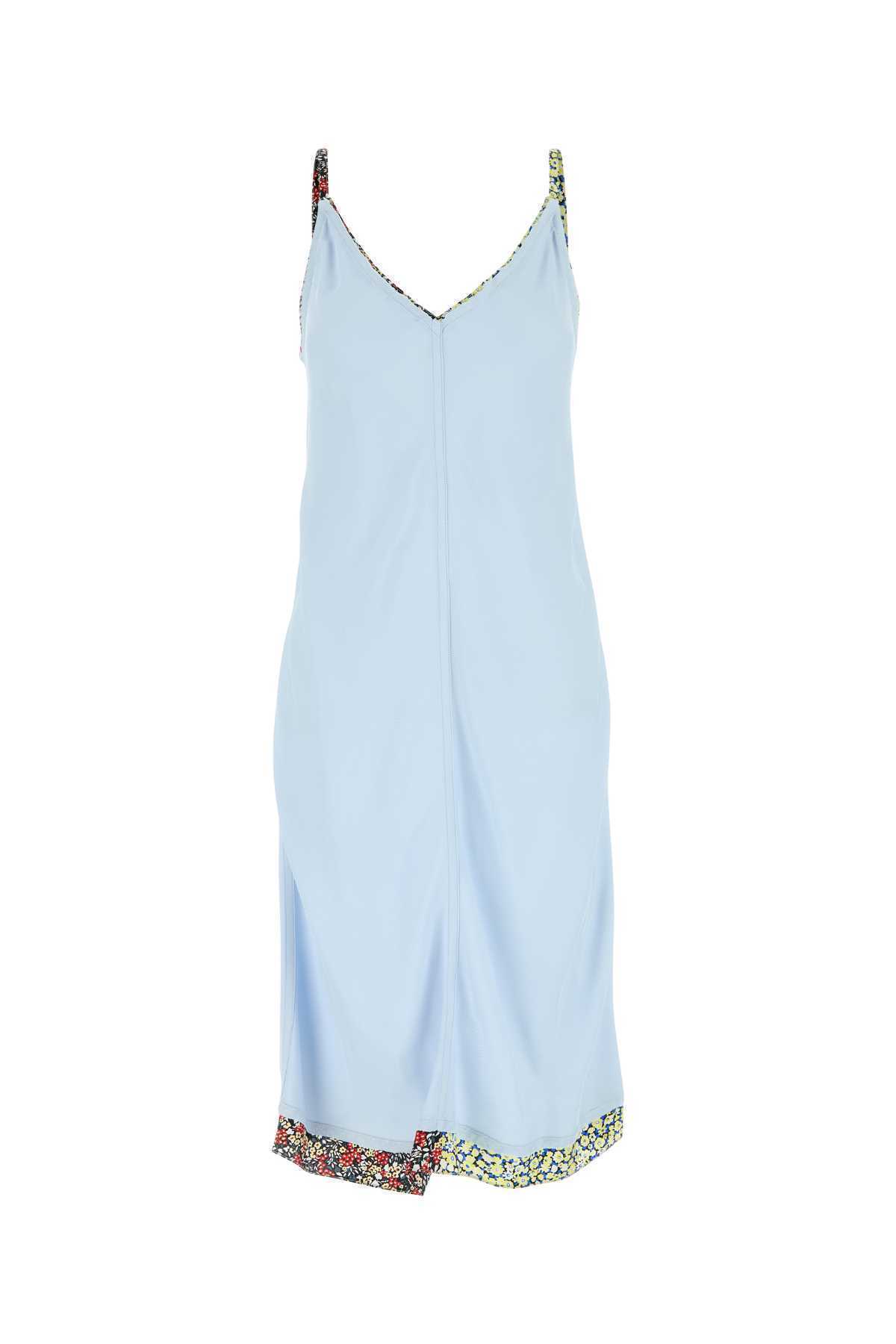 【関税&送料込】Bottega Veneta Light Blue Viscose Blend Dres