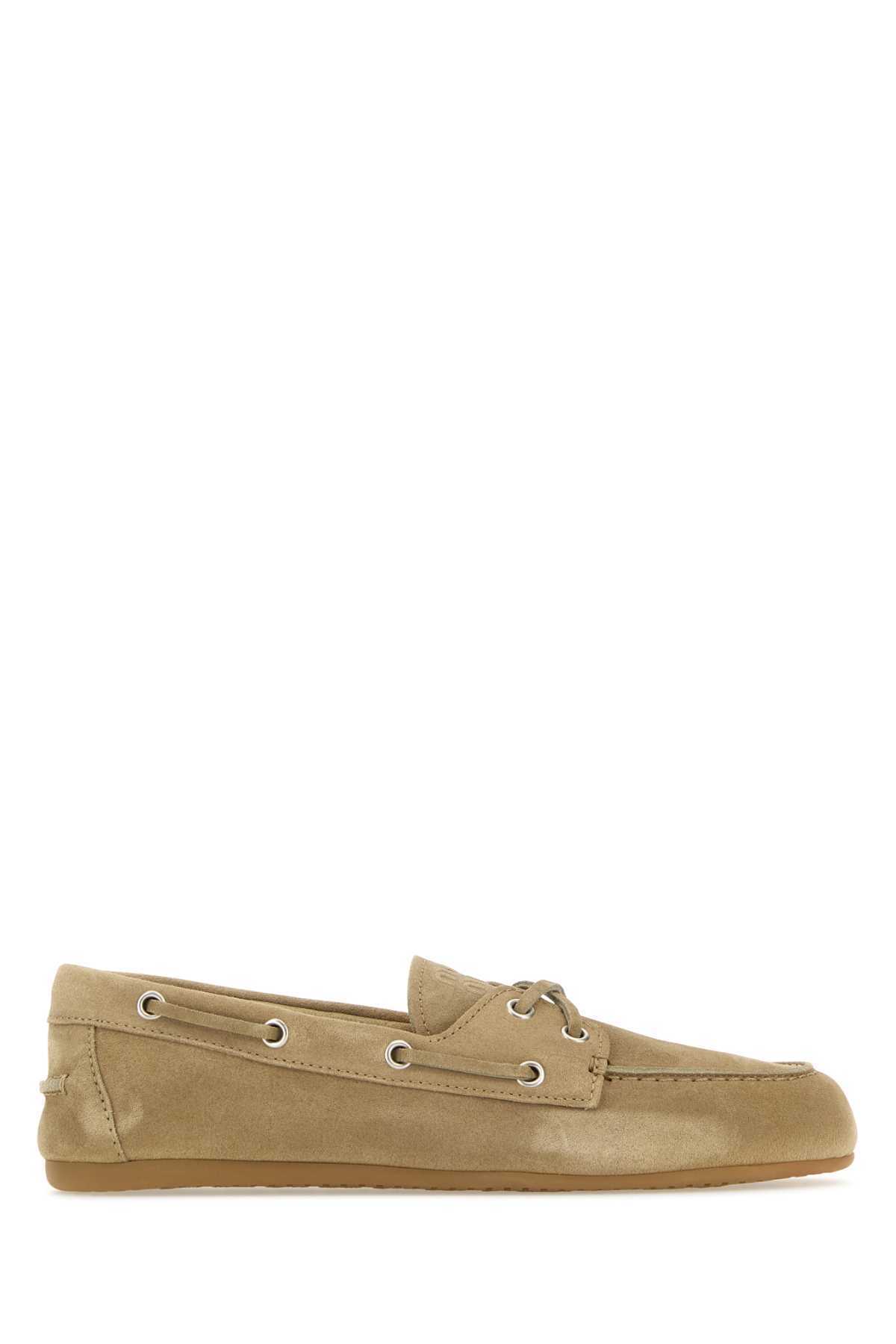 【関税&送料込】Miu Miu Sand Suede Loafers