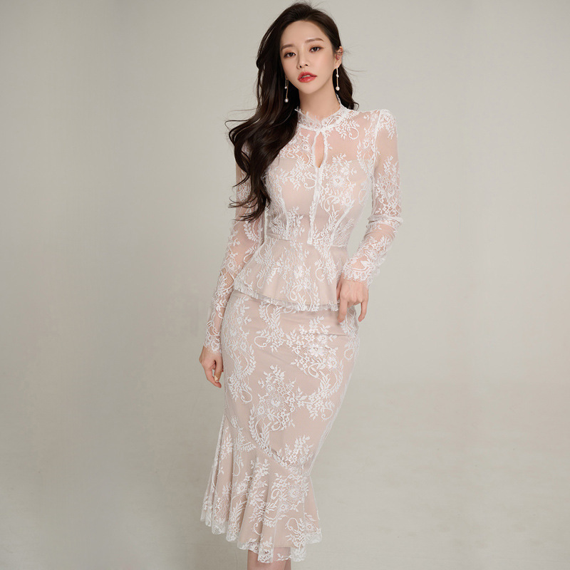 春夏 シアーパーティードレス 2色展開
