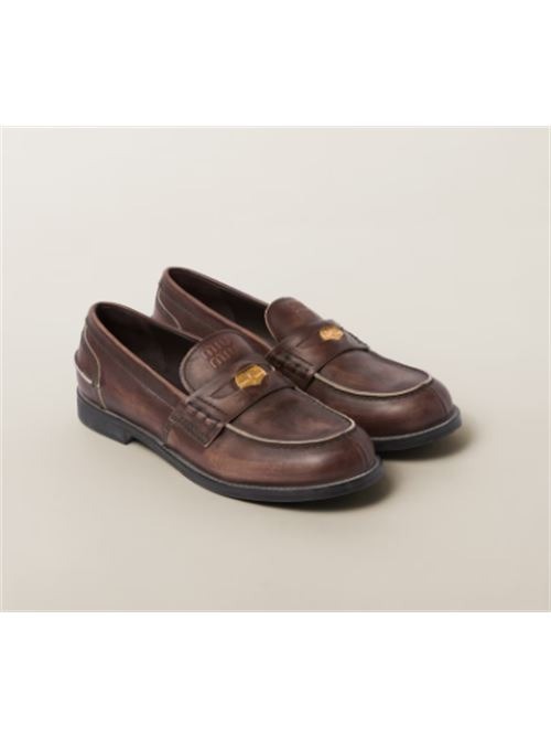 関税なし 送料無料 Dark Brown Leather Loafers