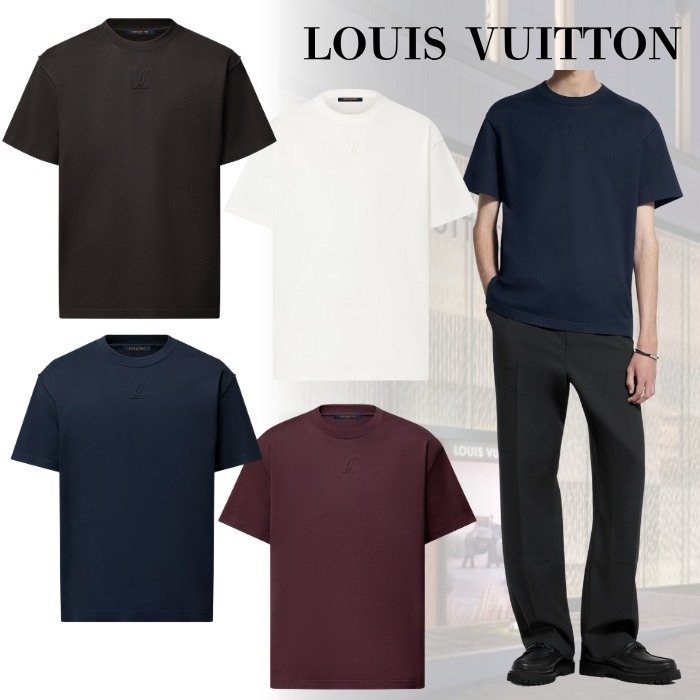 上品オーガニックコットンT ◆LOUIS VUITTON エンボスLVTシャツ