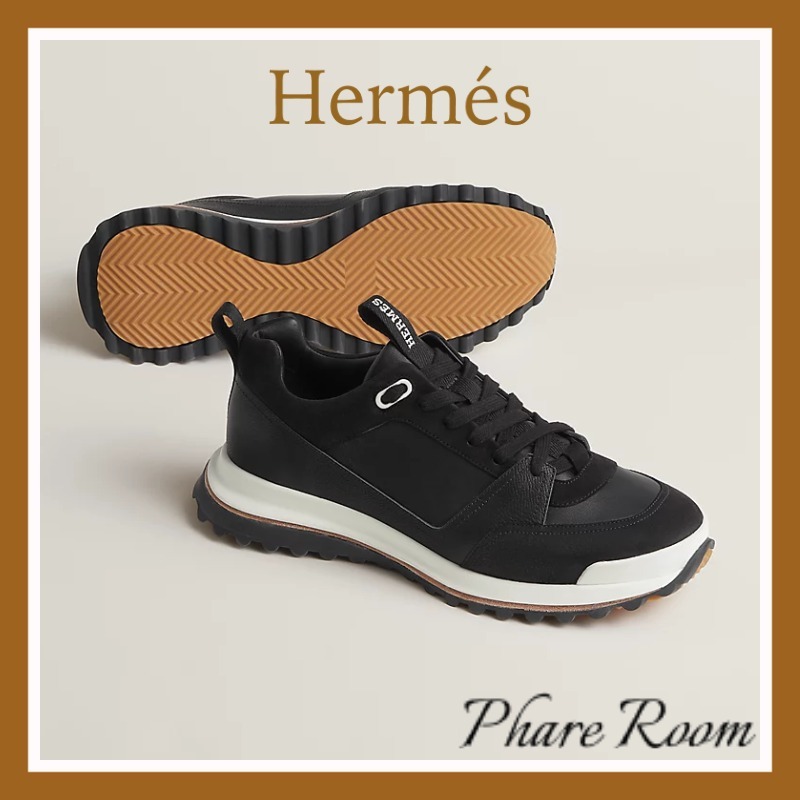 【軽やかソール快適でお洒落☆】HERMES slip-on Lift スニーカー