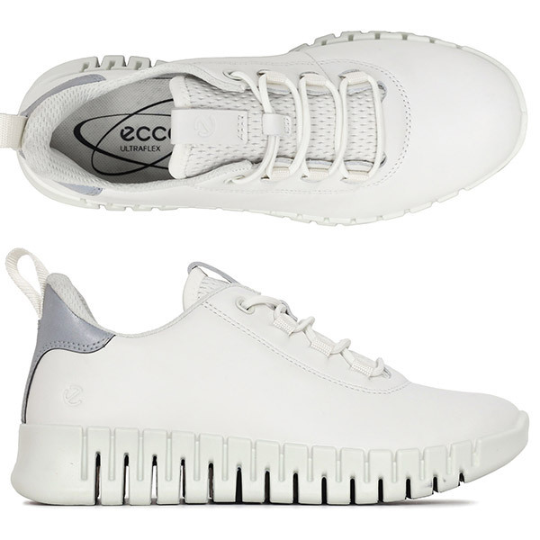 スニーカー ECCO GRUUV W Sneakers 218203 60718 WHITE/LIGHT GREY