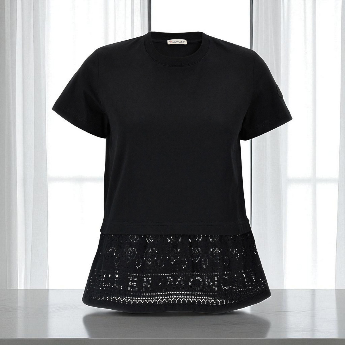 Moncler モンクレール 刺繍クルーネックTシャツ