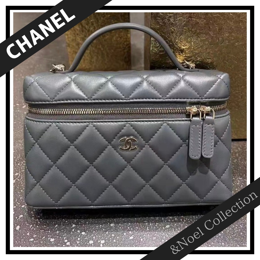 【２Way横長サイズ♢】CHANEL *ロングバニティバッグ