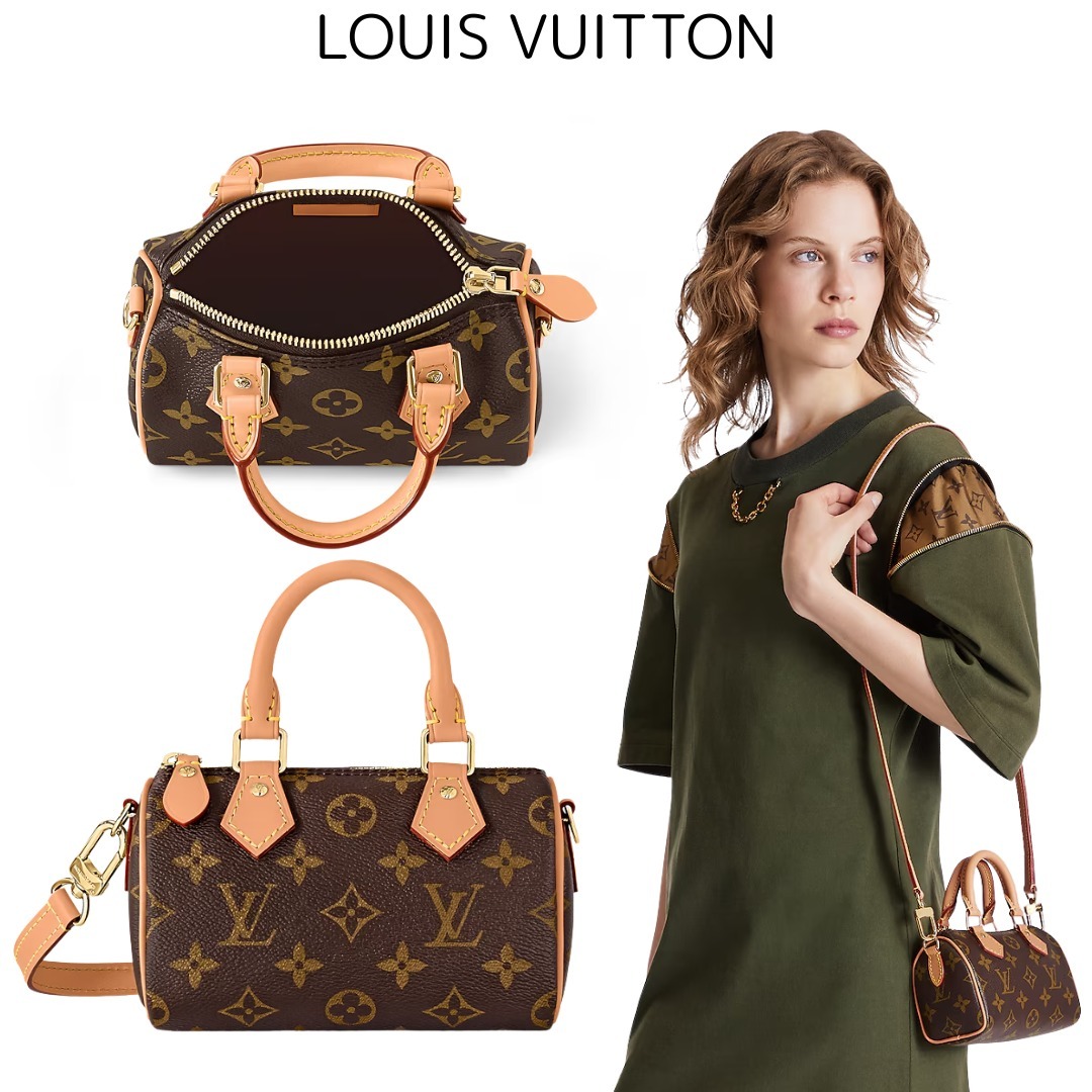 かわいい〈LOUIS VUITTON〉ナノスピーディ モノグラム