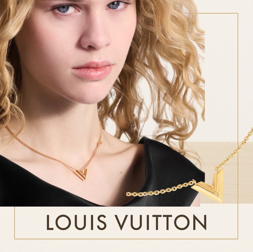 【LOUIS VUITTON】ネックレス・エセンシャル V 国内直営店買付