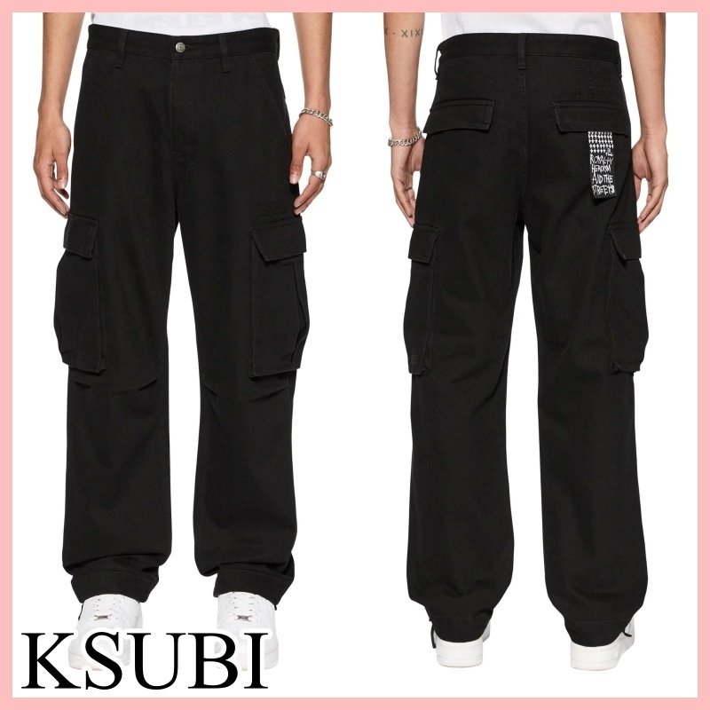 KSUBI sott fugitive カーゴパンツ Jet Black 送料込み